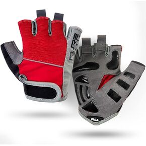 Fingerless Weight Lifting Gloves - Gym Workout Gloves for Men Women Weightlifting