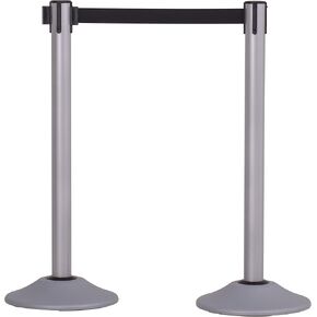 دعامة فولاذية ممتازة للوزن الثقيل في الولايات المتحدة مع حزام ممتد قابل للسحب بطول 13 قدمًا - فضي - ستة عبوات in Kuwait