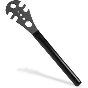 CyclingDeal Multi-Function Bicycle Pedal Wrench 15mm & 9/16" Spanner - 41cm/16 Extra Long Handle Comfortable Grip - Great MTB Road Bike Pedal Removal Tool