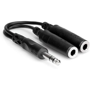 كابل Hosa YPP-118 1/4" TRS إلى كابل TRSF Y مزدوج 1/4" in Kuwait