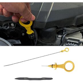 Car Engine Oil Dipstick Replacement OEM#06H-115-611E, Double Hole Oil Dipstick for Checking Oil Level, Professional Car Accessories Fit for Audi A4 A5 Quattro with 2.0T Engine