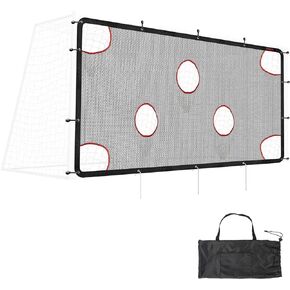 Soccer Field Nets Target Sheets Attach to Your Goal for The Ultimate Accuracy Training Partner (only net) Soccer Goal Target Nets