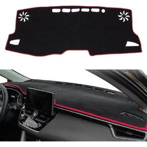 Blueshyhall Dash Cover Custom Fit for T-oyota C-orolla C-Ross 2022-2024, Dash Cover Nonslip Dashboard Mat Protector Sunshade No Glare