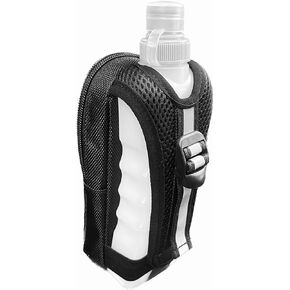 HydroBlast Handheld Running Water Bottle 12 oz of Quick Hydration for Long Distance Running with Large Storage Holder for Phone