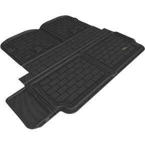 3D MAXpider Custom Fit Kagu Cargo Liner (Black) Compatible with Tesla Model X 2022-2024 - Cargo Liner