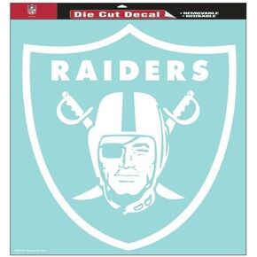 Wincraft NFL Oakland Raiders Die-Cut Decal, 8"x8", Team Color