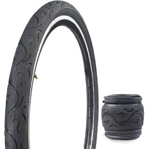 One/Two Pack Bike Tire 26 Inch Beach Cruiser Bicycle Tires Folding Bead Replacement Tyre 26 * 2.125 for Bike City Bike