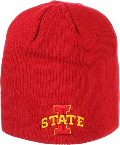 Zephyr ZHATS Edge Skull Cuffless Classic Beanie Hat NCAA Winter Knit Toque Cap in Saudi Arabia