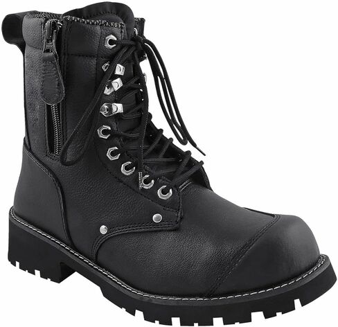 PROFIRST Waterproof Motorbike Boots Touring Motorcycle Shoes Long Ankle Casual Boots Racing Sports Touring 100% Genuine Leather Full Black in Saudi Arabia