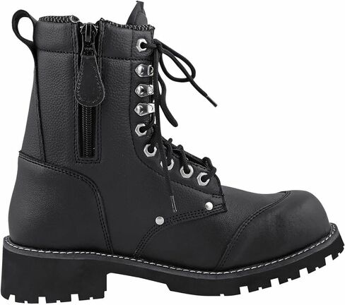 PROFIRST Waterproof Motorbike Boots Touring Motorcycle Shoes Long Ankle Casual Boots Racing Sports Touring 100% Genuine Leather Full Black in Saudi Arabia