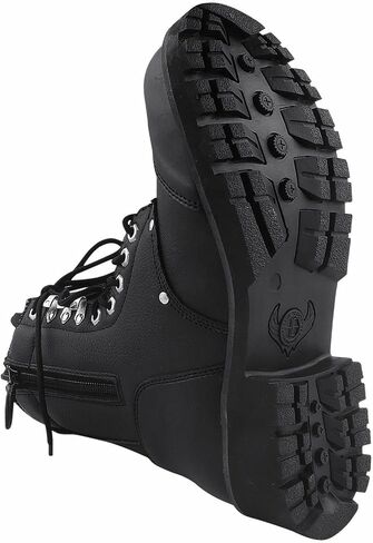 PROFIRST Waterproof Motorbike Boots Touring Motorcycle Shoes Long Ankle Casual Boots Racing Sports Touring 100% Genuine Leather Full Black in Saudi Arabia