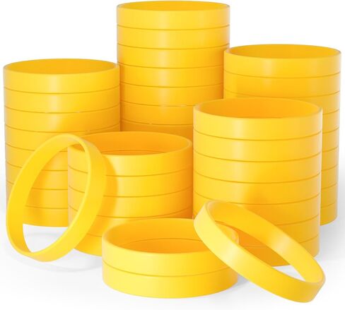 60 Pieces Rubber Bracelets Black Sports Band Unisex for Sports Teams Party Games Fashion Decorations in Saudi Arabia