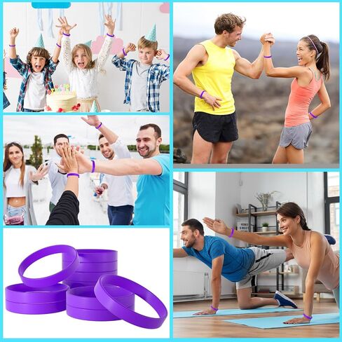 60 Pieces Rubber Bracelets Black Sports Band Unisex for Sports Teams Party Games Fashion Decorations in Saudi Arabia