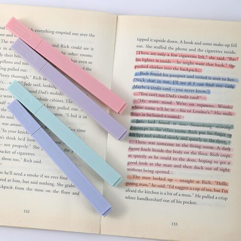12 حزمة من أقلام التحديد الجمالية اللطيفة بألوان متنوعة، أقلام تحديد الكتاب المقدس وأقلام لا تنزف، أقلام تحديد أقلام تحديد الباستيل لتدوين الملاحظات واللوازم المكتبية المدرسية in Saudi Arabia