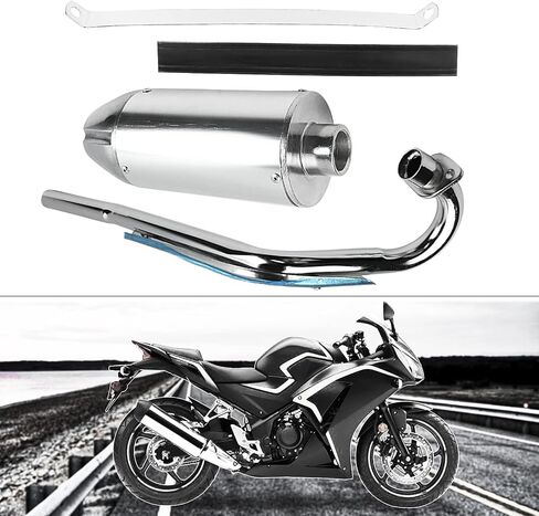 مجموعة أنابيب عادم كاتم الصوت عالية الأداء من FLYPIG مناسبة لهوندا XR50 XR 50 XR50R CRF50F CRF50 الصينية 50CC 70CC 90CC 110CC 125cc الترابية حفرة الدراجة SDG SSR in Saudi Arabia