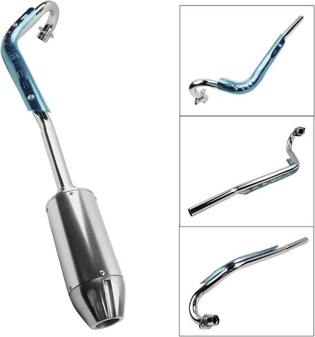 مجموعة أنابيب عادم كاتم الصوت عالية الأداء من FLYPIG مناسبة لهوندا XR50 XR 50 XR50R CRF50F CRF50 الصينية 50CC 70CC 90CC 110CC 125cc الترابية حفرة الدراجة SDG SSR in Saudi Arabia