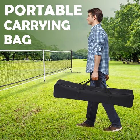 DULCE DOM Pickleball Net Portable Outdoor, 22 FT Pickleball Nets USAPA Regulation Full Size, Pickle Ball Game Net System with Carrying Bag for Driveway Backyards, with Court Marking Kit & Paddles in Saudi Arabia