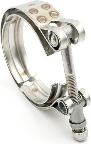 2.5 Inch 304 Stainless Steel V-band Exhaust Clamp Heavy Duty Bolt 1 Pack in Kuwait