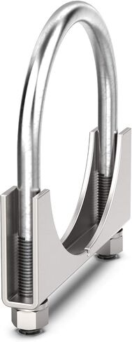 Heavy Duty Saddle Style U-Bolt Muffler Clamps with Anti-Rust Coat and Multiple Uses (1 3/8") in Kuwait