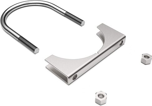 Heavy Duty Saddle Style U-Bolt Muffler Clamps with Anti-Rust Coat and Multiple Uses (1 3/8") in Kuwait