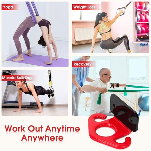 3 قطع من مثبتات الحائط المقاومة المتينة - مرساة تثبيت على الحائط للتمارين الرياضية موفرة للمساحة لتمارين الصالة الرياضية المنزلية والعلاج الطبيعي وتدريبات القوة in Kuwait