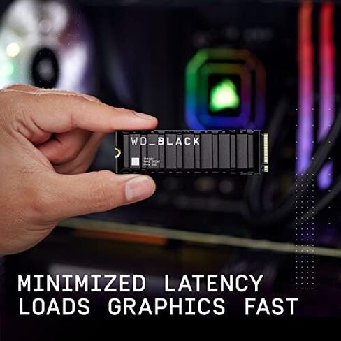 WD_BLACK 4TB SN850X NVMe Internal Gaming SSD Solid State Drive - Gen4 PCIe, M.2 2280, Up to 7,300 MB/s - WDS400T2X0E in Kuwait