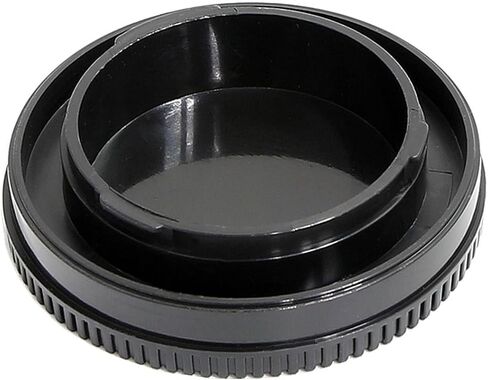 2 Pack Rear Lens Cap and Camera Body Cap Cover Kit for Sony A9 A7 A7II A7III A7IV A7S II III A7R II III A7RIV A7RV A7CR A7C II A7CII A6700 A6600 A6400 A6300 A6100 A6000 and More in Saudi Arabia