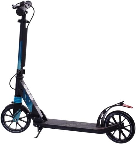 Delta 180 Scooter for Teens 8-16, Max 220 lbs. 10.5-35.5 inch Adjustable Handlebar, 180mm Wheels, Aluminum Deck, Front Shock, Dual Brakes, Foldable, Strap, Durable, Lightweight, Premium in Saudi Arabia
