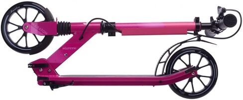 Delta 180 Scooter for Teens 8-16, Max 220 lbs. 10.5-35.5 inch Adjustable Handlebar, 180mm Wheels, Aluminum Deck, Front Shock, Dual Brakes, Foldable, Strap, Durable, Lightweight, Premium in Saudi Arabia
