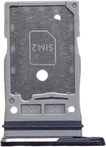 Dual SIM Card Tray Slot Holder Replacement for Samsung Galaxy S23 Ultra 5G S918U S918B with Sim Card Tray Open Eject Pin and SD Card Tray (Phantom Black) in Kuwait