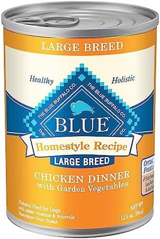 وصفة منزلية من Blue Buffalo Homestyle الدجاج ولحم البقر حزمة متنوعة من أغذية الكلاب الرطبة للكلاب البالغة، الحبوب الكاملة، 12.5 أونصة. علب (6 عبوات) in Kuwait