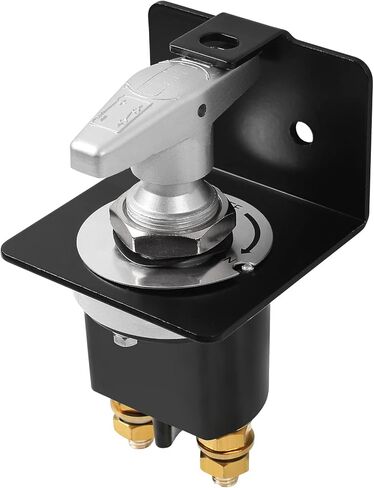 12 فولت-36 فولت 20247 مفتاح فصل البطارية مع لوحة القفل، مفتاح قتل البطارية، عازل مقبض ثابت للسيارة، RV والقارب in Kuwait