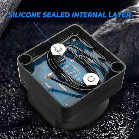 KEMIMOTO 12V 140A Dual Battery Isolator, Waterproof VSR Voltage Sensitive Relay Compatible with RVs, Vehicles, Cars, UTVs, Marine, Caravan, Polaris Ranger/General/RZR, Can-Am, Talon, Pioneer in Saudi Arabia