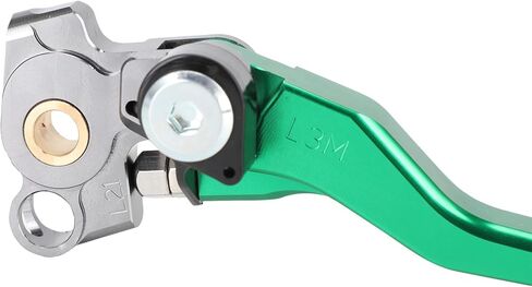 عتلات فرامل قابض الدراجة الترابية، رافعة فرامل قابض قابلة للطي على شكل دراجة نارية لـ KX250 21-23/KX250X 21-23/KX450 19-23/KX450X 21-23-أخضر in Kuwait