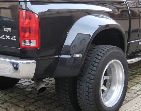 iJDMTOY Clear Lens Amber/Red LED Rear Bed Side Marker Lights Set Compatible With 2003-2009 Dodge RAM 2500 3500 Heavy Duty Dually Truck Double Wheel Side Fenders in Saudi Arabia