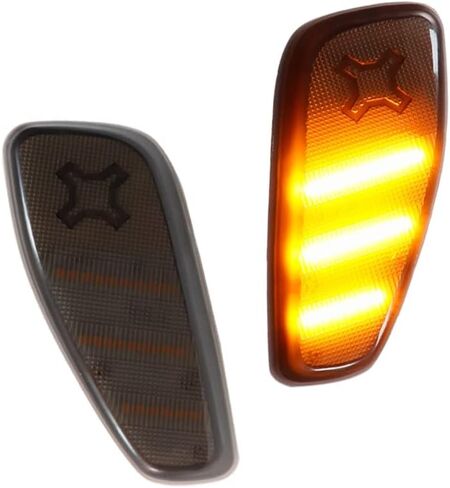 مجموعة مصابيح تحديد الجوانب LED بعدسات مدخنة من GTINTHEBOX لسيارة Jeep Renegade 2014 2015 2016 2017 2018 2019، قطعتان in Saudi Arabia