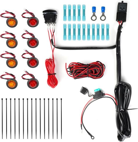 Universal ATV UTV Turn Signal Kit Compatible with Polaris Ranger Polaris BRZ Yamaha Rhino Kawasaki Teryx Can-Am Street Legal Kit in Saudi Arabia