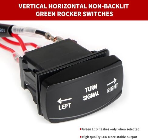 Universal ATV UTV Turn Signal Kit Compatible with Polaris Ranger Polaris BRZ Yamaha Rhino Kawasaki Teryx Can-Am Street Legal Kit in Saudi Arabia