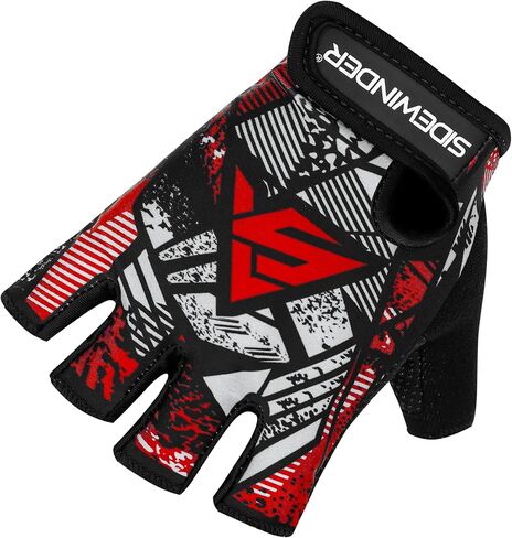 Workout Weight Lifting Gloves Breathable Workout Gloves for Men and Women Anti Slip Padded Shock-Absorbing Extra Grip Palm Protection Half Finger Exercise Gloves for Cycling Gym Training in Saudi Arabia