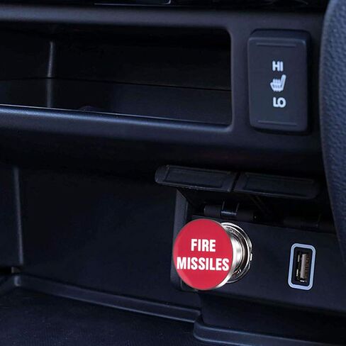 Aokin Eject Button Car Cigarette Lighter Plug Cover, Car Cigarette Lighter Replacement Fits Most Vehicles with Standard 12 Volt Power Source in Kuwait