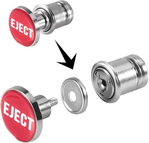 Aokin Eject Button Car Cigarette Lighter Plug Cover, Car Cigarette Lighter Replacement Fits Most Vehicles with Standard 12 Volt Power Source in Kuwait