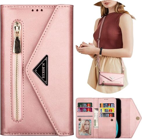 CCSamll Wallet Case for Samsung Galaxy A13 5G (Not 4G), Galaxy A04s Case, Crossbody Neck Strap Lanyard Purse Handbag Shoulder Strap Cover Phone Case for Samsung Galaxy A04s/A13 5G XK Black in Saudi Arabia