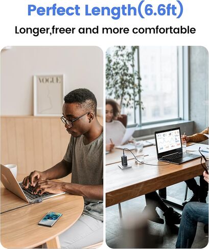كابل USB C بالزاوية اليمنى، 2 حزمة 6.6 قدم USB A إلى USB C كابل شاحن 90 درجة سلك شحن سريع مضفر لهاتف iPhone 15/15 Plus/15 Pro/15 Pro Max/Samsung Galaxy S10 S10+، LG V30، Switch in Saudi Arabia