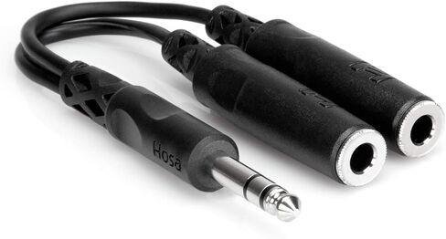 Hosa YPP-118 1/4" TRS to Dual 1/4" TRSF Y Cable in Saudi Arabia