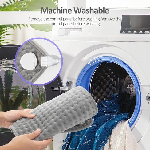 Heating Pad for Back Pain Cramps Relief,Electric Heating Pad for Neck and Shoulder,XL Heating Pad with Auto Shut Off,6 Heat Settings,Machine Washable,Gifts for Women, 12" x 24" in Kuwait