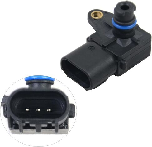 Intake Manifold w/Runner Valve+ MAP Sensor Replacement for 07-17 Chrysler Sebring Dodge Caliber Jeep Compass 1.8 2.0 2.4L 911-902 4884495AC 5033310AB GELUOXI in Saudi Arabia