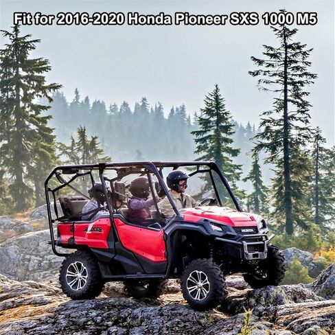 حصيرة بطانة السرير KIWI MASTER متوافقة مع ملحقات 2016-2024 Honda Pioneer 1000-5 لحماية جميع الأحوال الجوية وبطانة صينية صندوق السيارة باللون الأسود in Kuwait