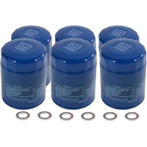 Honda 15400-PLM-A02 Oil Filters and Drain Washers Kit, Pack Of 6