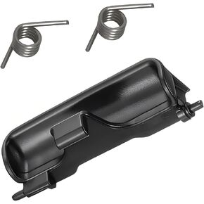 Center Armrest Latch, Central Armrest Box Cover Buckle with Springs, Perfect Fit Plastic Anti-rust Lock Cover Modification Replacement 83417-TX4-A01, Compatible with Honda Acura (Black)