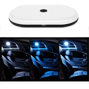 Car Roof Light LED Car Interior Dome Light USB Rechargeable Reading Light Touch Switch Ambient Light Rear Interior Ceiling Light Car Drawer Trunk Lighting